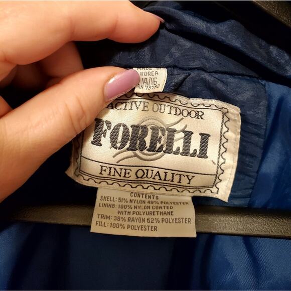 80s/90s FORELLI Coat Size 14/16 Women's Plus Size - Picture 5 of 12